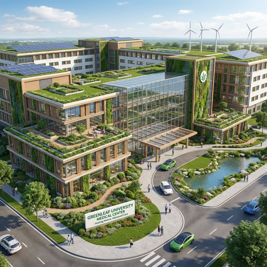 Chettinad Hospital Eco-friendly Support Campus